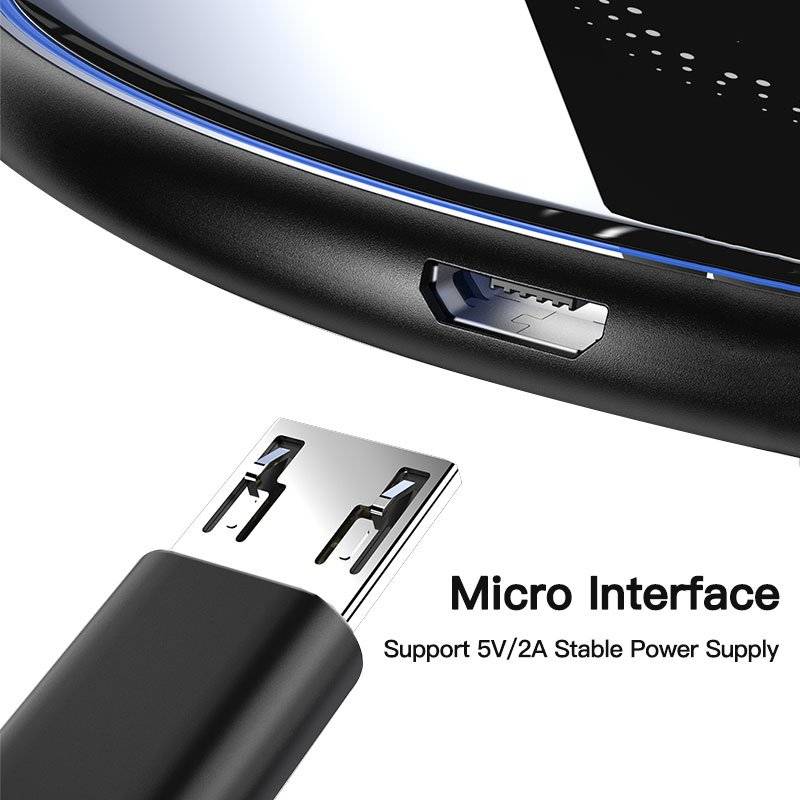 Glossy Design Wireless Phone Charger Mobile Phone Chargers Wireless Chargers cb5feb1b7314637725a2e7: 10W Black With Cable|10W Only Black Pad|10W Only White Pad|10W White With Cable|15W Black With Cable|15W White With Cable|Magnetic Black|Magnetic White