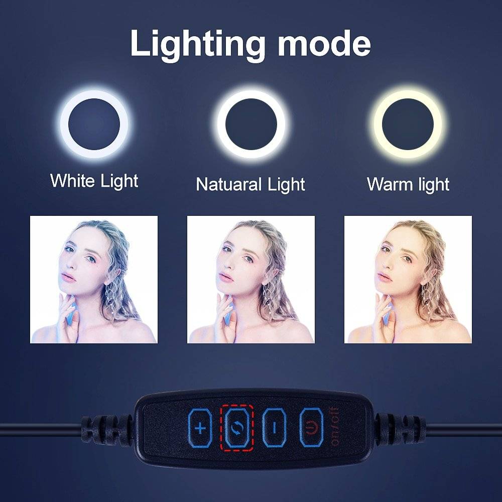 Dimmable LED Selfie Ring Light Other Products 1ef722433d607dd9d2b8b7: Inside US|Outside US