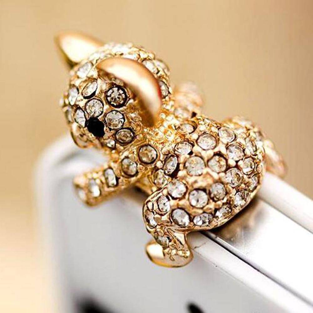 Cute Koala Shaped Dust Plug Dust Plug Other Phone Accessories cb5feb1b7314637725a2e7: Gold|Random|Silver