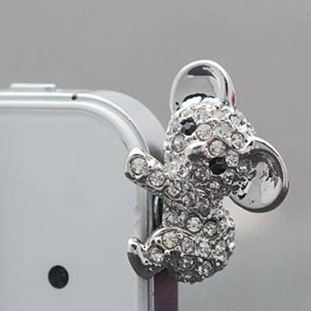 Cute Koala Shaped Dust Plug Dust Plug Other Phone Accessories cb5feb1b7314637725a2e7: Gold|Random|Silver