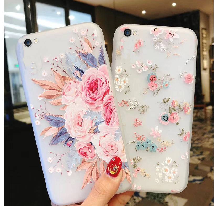3D Romantic Flowers Case for Xiaomi