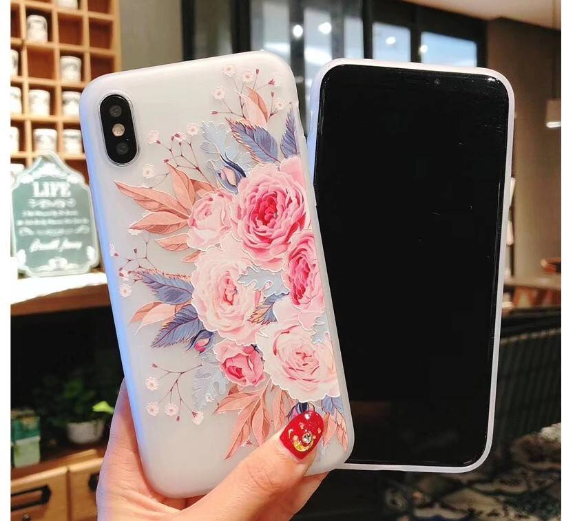 3D Romantic Flowers Case for Xiaomi