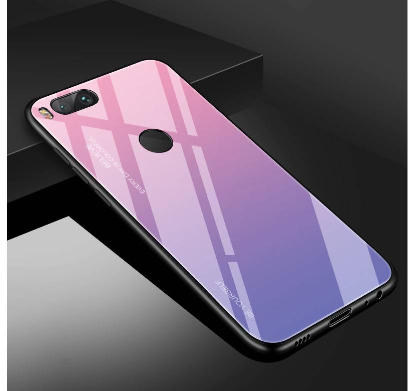 Gradient Color Tempered Glass Case for Xiaomi