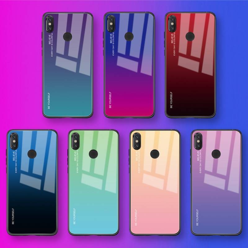 Gradient Color Tempered Glass Case for Xiaomi Mobile Cases Phone Bags & Cases 11ad8c90d8b16ec4dc9ab1: Pocophone F1|Xiaomi Mi 9 Lite|Xiaomi Mi 9T Pro (Mi9T)|Xiaomi Mi A2 Lite|Xiaomi Mi A3|Xiaomi Mi6|Xiaomi Mi8|Xiaomi Mi8 Lite|Xiaomi Mi9|Xiaomi Mi9 SE|Xiaomi MiA1 (Mi5X)|Xiaomi MiA2(Mi6X)|Xiaomi Redmi 5 Plus|Xiaomi Redmi 6|Xiaomi Redmi 6 Pro|Xiaomi Redmi 7|Xiaomi Redmi 8|Xiaomi Redmi 8A|Xiaomi Redmi K20 ( K20Pro )|Xiaomi Redmi Note 5 Global|Xiaomi Redmi Note 5 Pro|Xiaomi Redmi Note 6 Pro|Xiaomi Redmi Note 7|Xiaomi Redmi Note 7 Pro|Xiaomi Redmi Note 8|Xiaomi Redmi Note 8 Pro|Xiaomi Redmi Note 8T