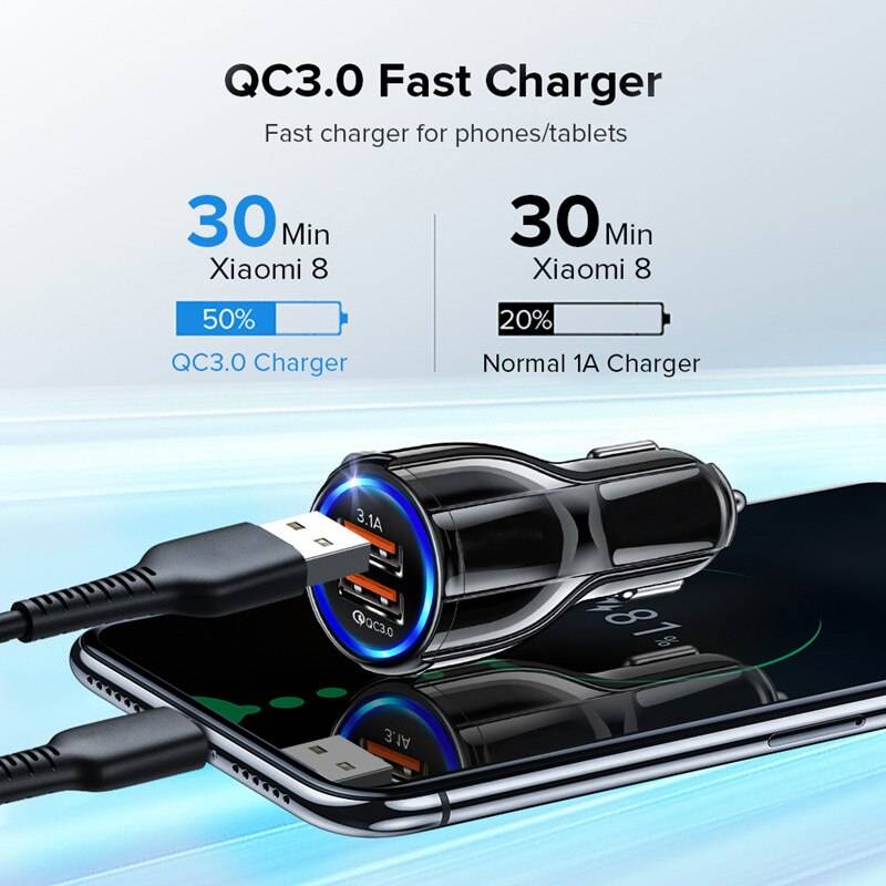 Universal Car Charger with Dual USB 1ef722433d607dd9d2b8b7: Outside US|Russian Federation
