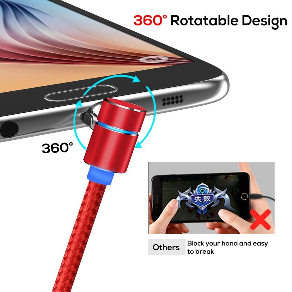 Magnetic Charging Cable for iPhone Mobile Phone Cables 1ef722433d607dd9d2b8b7: Outside US