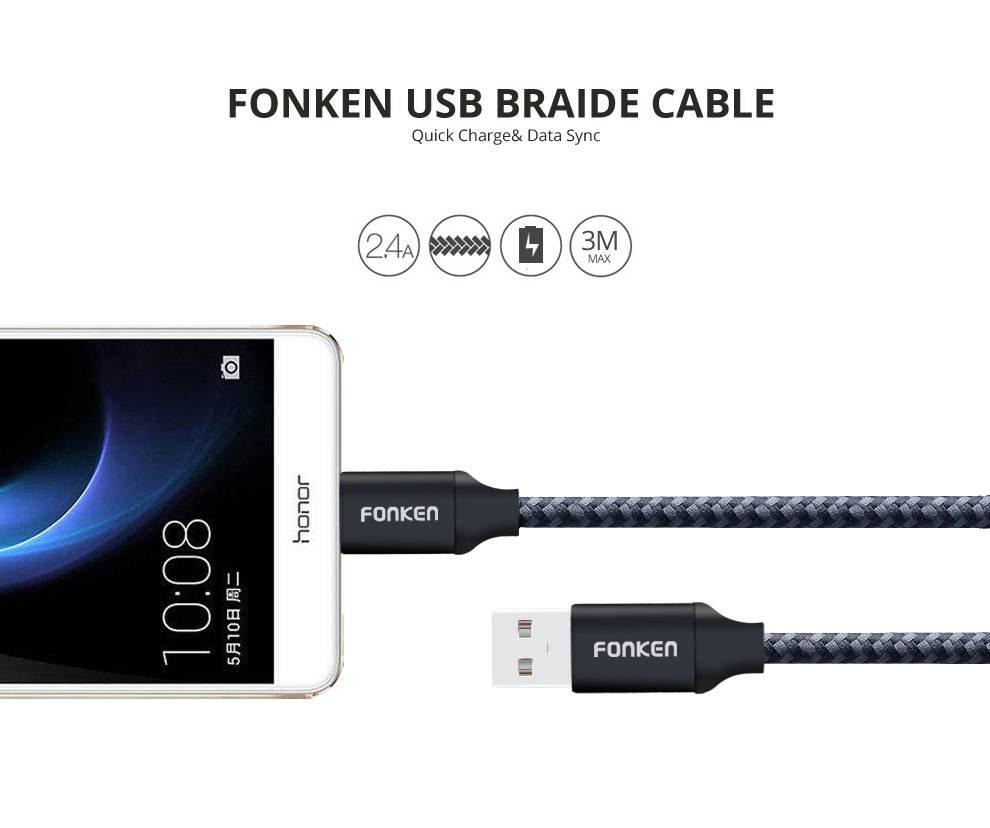 Quick Charging Type-C USB Cable