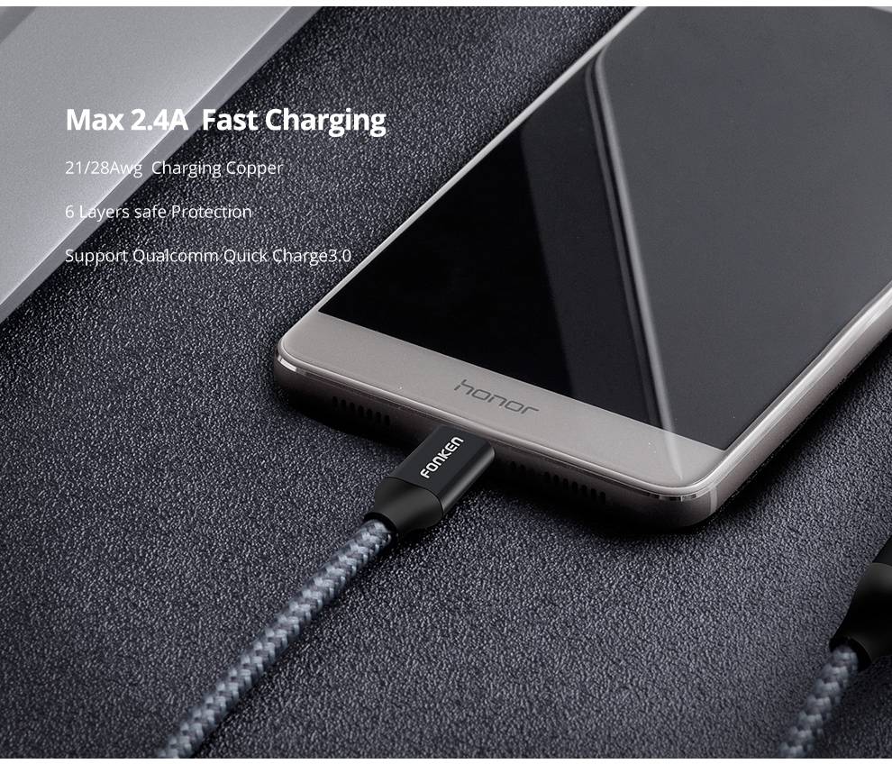 Quick Charging Type-C USB Cable