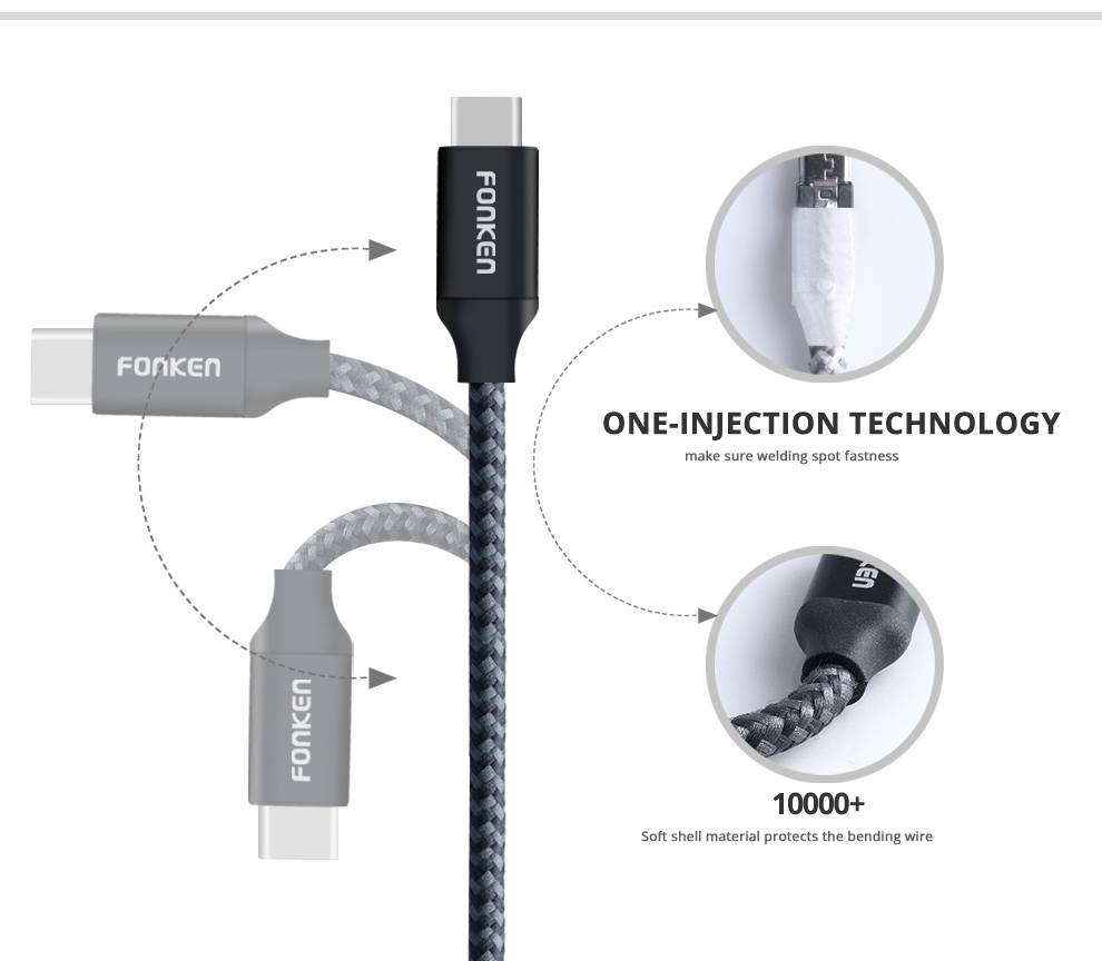 Quick Charging Type-C USB Cable