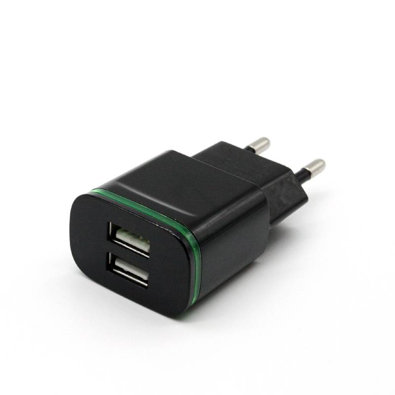 Universal Charger for Smartphones with Two USB Ports Mobile Phone Chargers Phone Screen Protectors fd7acb3515ad33fc8f6d6c: 2.4A-Black|2.4A-White|2A-Black|2A-White|3USB-QC3.0-Black|3USB-QC3.0-White|QC3.0-Black|QC3.0-White