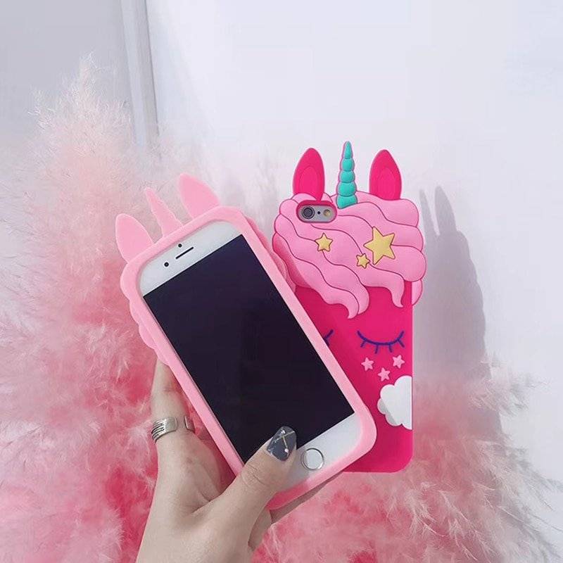 3D Cartoon Unicorn Soft Silicone Case for iPhone Mobile Cases Phone Bags & Cases a1fa27779242b4902f7ae3: for 6Plus 6s Plus|for iPhone 11|for iPhone 11 Pro|for iPhone 11 ProMax|for iPhone 12|for iPhone 12 mini|for iPhone 12 Pro|for iPhone 12 ProMax|for iPhone 5 5s SE|for iPhone 6s 6|for iPhone 7|for iPhone 7 Plus|for iPhone 8|for iPhone 8 Plus|for iPhone X|for iPhone XR|for iPhone XS|for iPhone XS Max